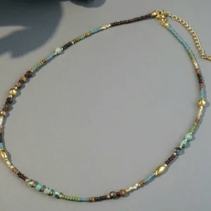 Handmade Real-Stone Choker Necklace